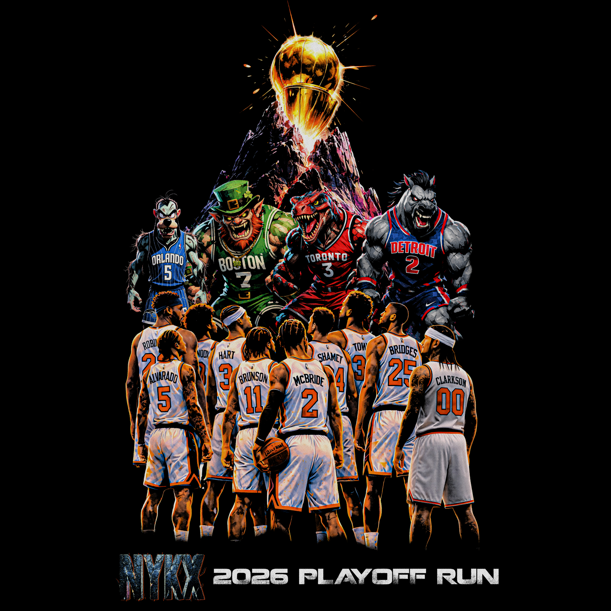 NYKX PLAYOFF RUN 26 Tee