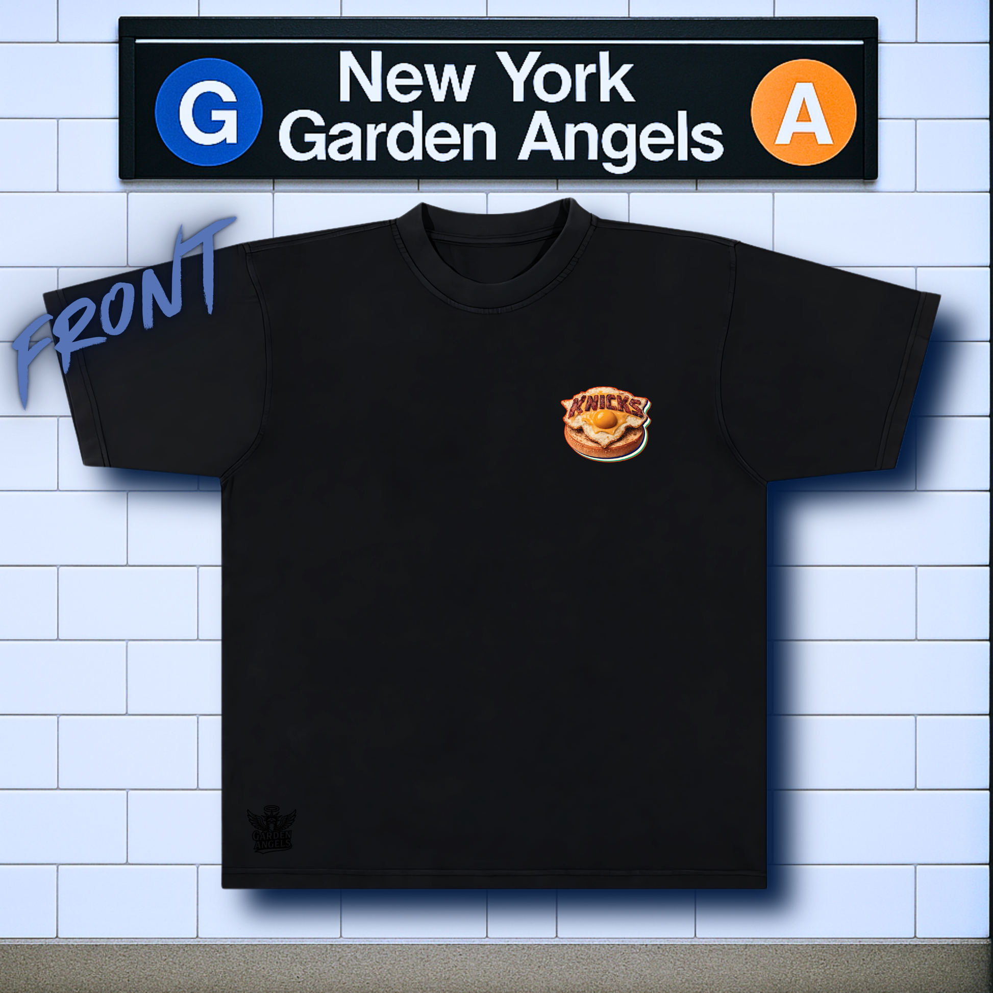 FINISH YOUR BREAKFAST Blk Tee