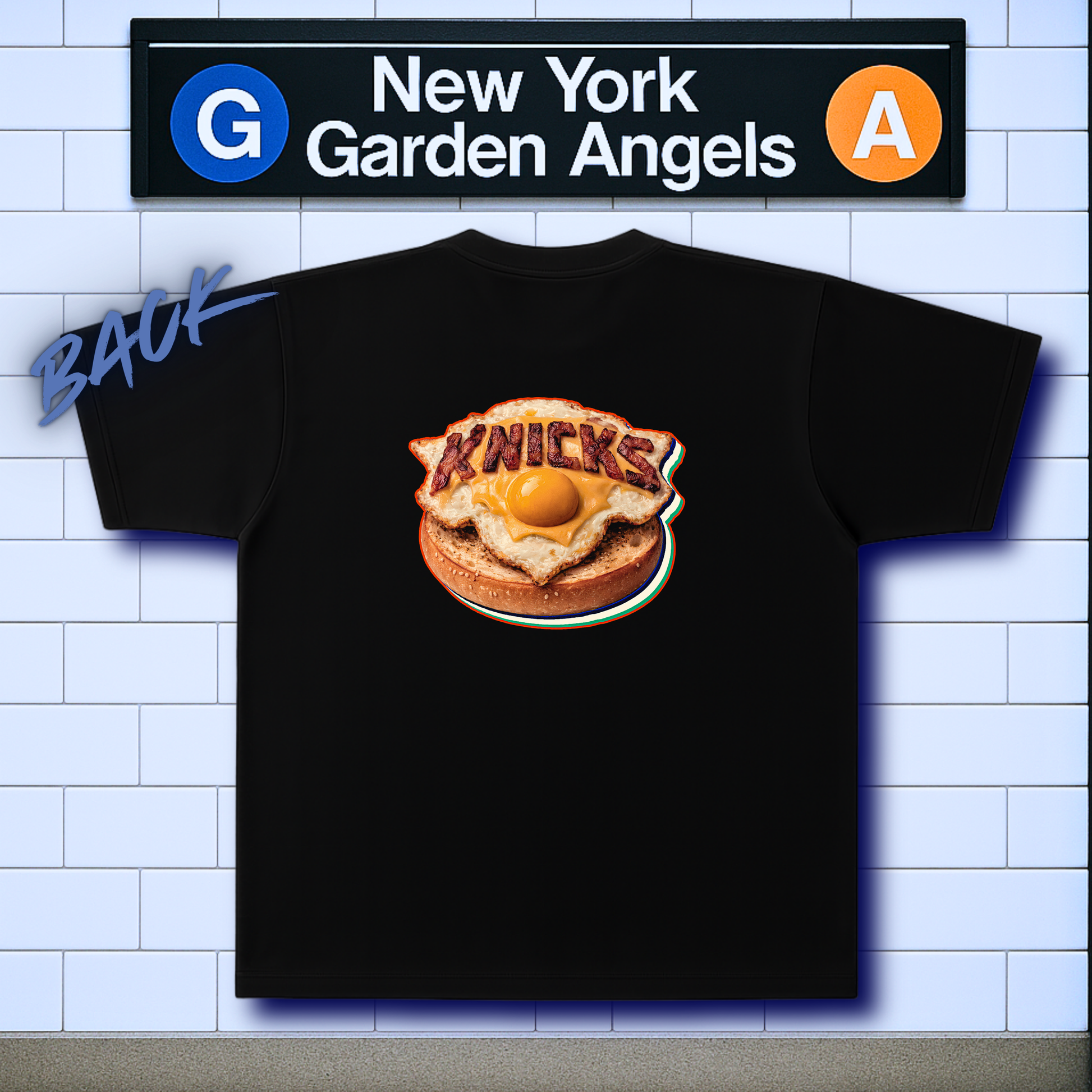 FINISH YOUR BREAKFAST Blk Tee