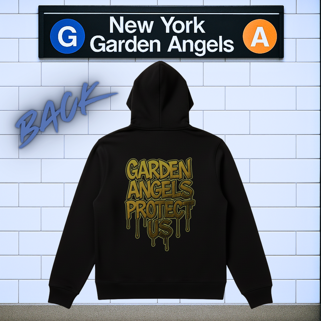 PROTECT US ZIP UP HOODIE (GOLD)