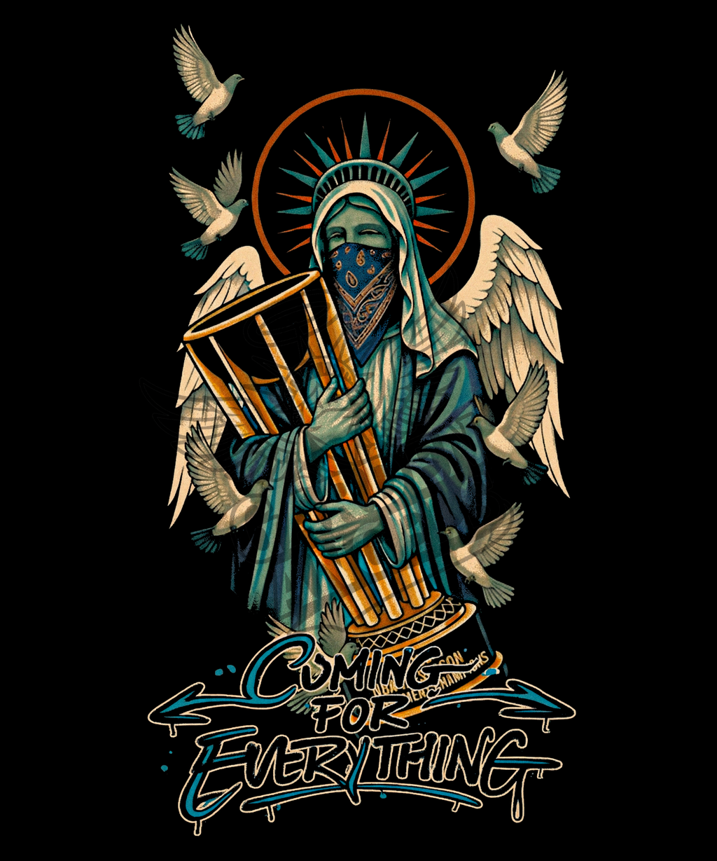 COMING FOR EVERYTHING CREWNECK BLACK