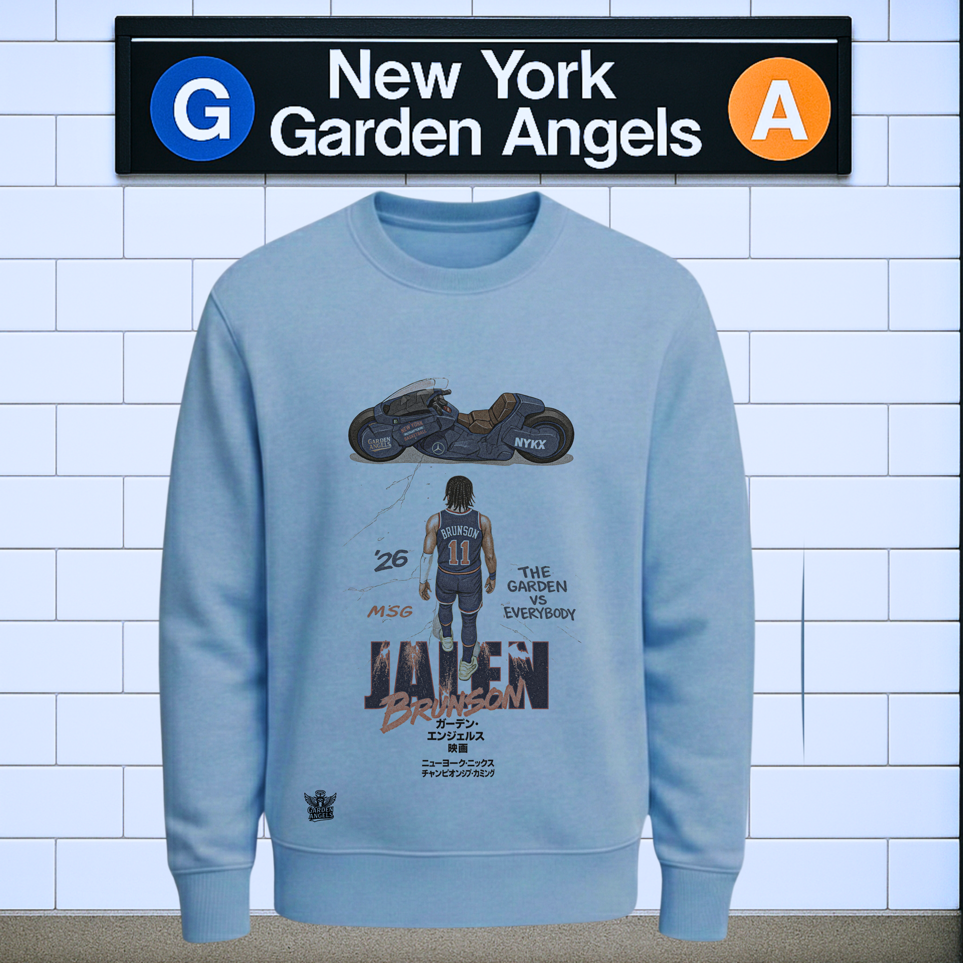GOOD FOR NY CREWNECK (FRONT PRINT VERSION)