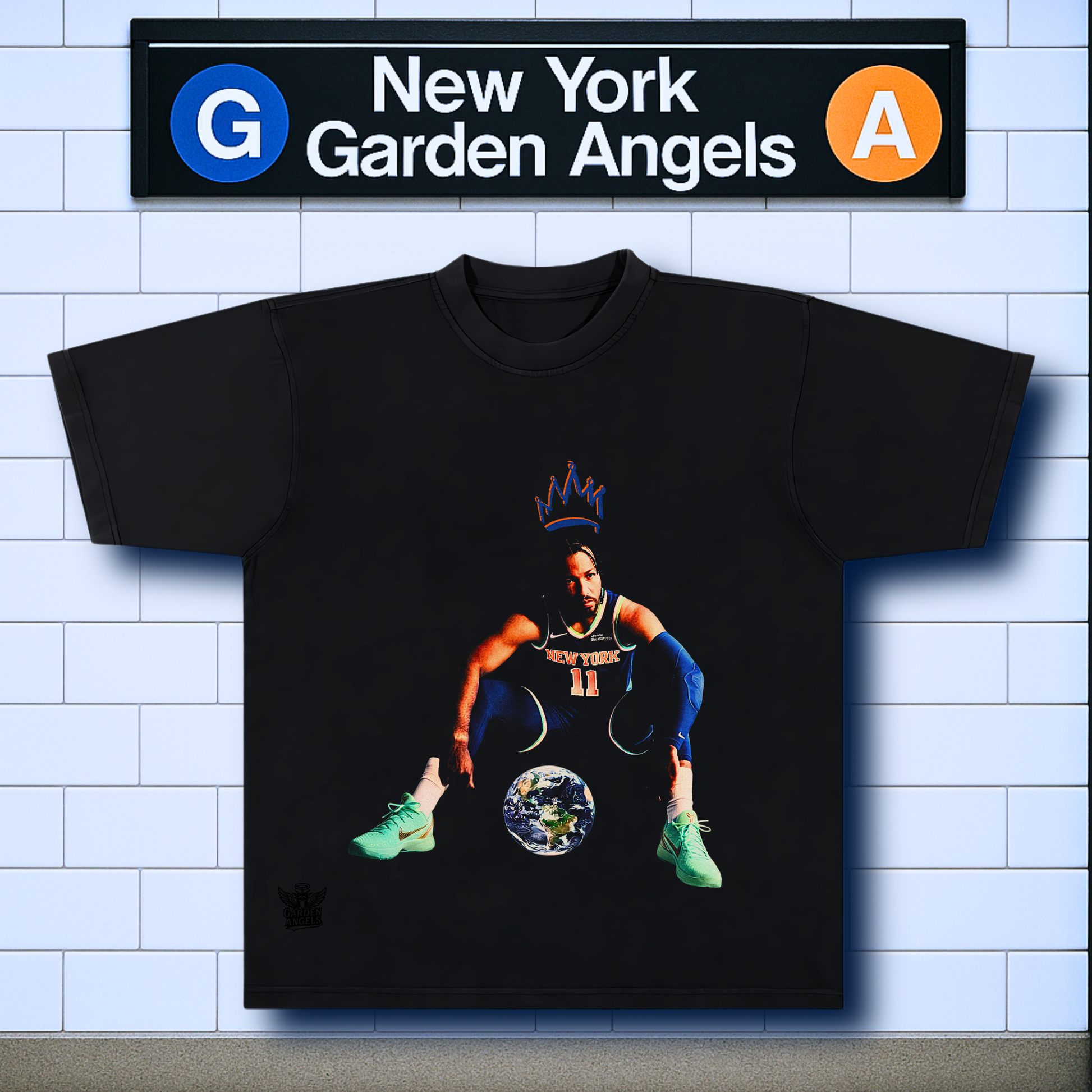 IF CAP RULED THE WORLD BLK TEE